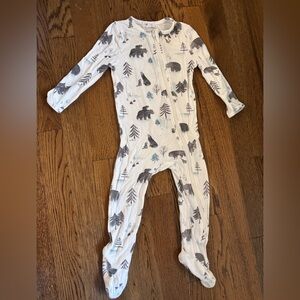 Angel Dear Baby Bear Zipper Footie 9-12 months